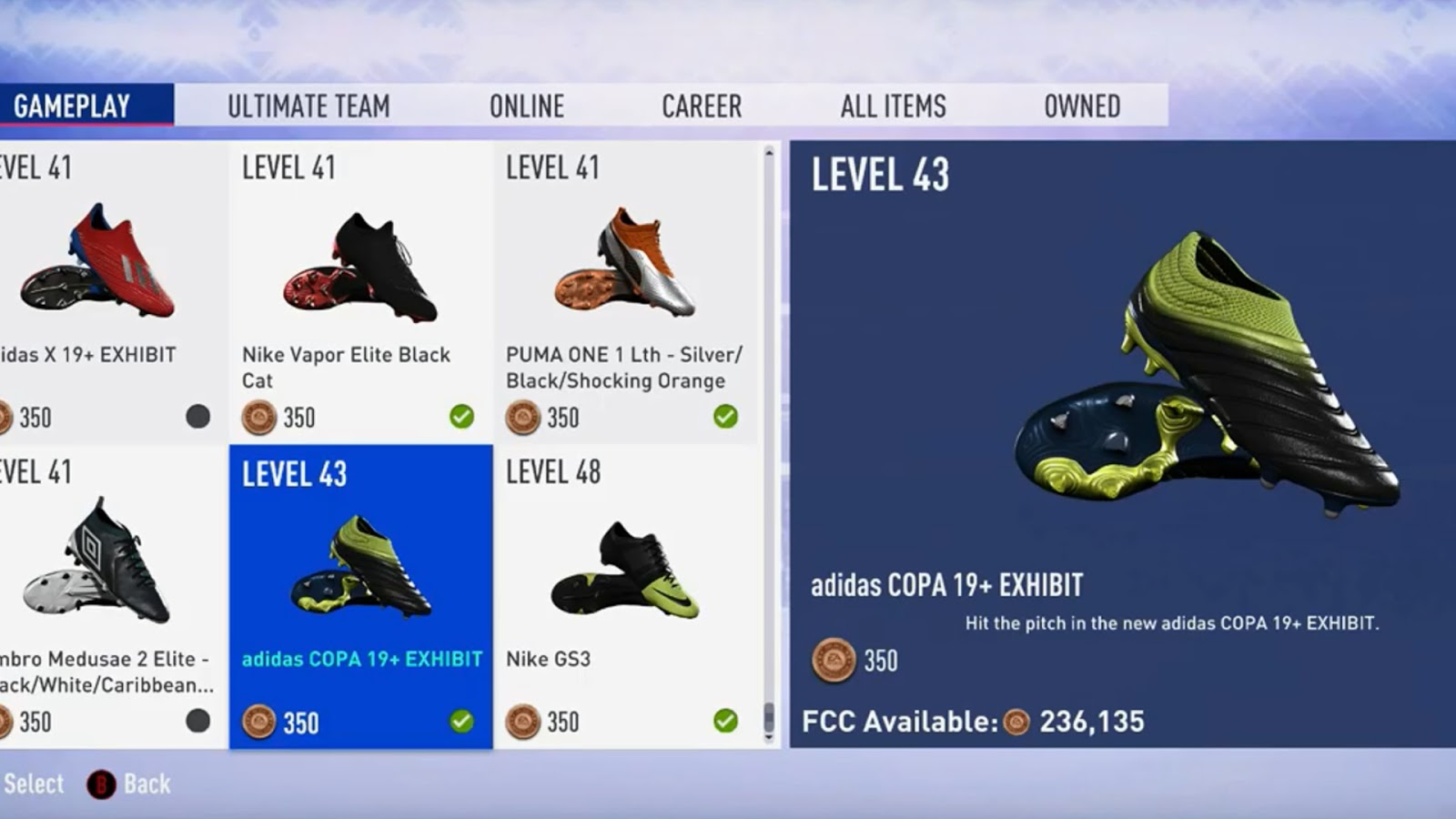 Chuteiras nike online fifa 19